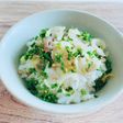 茗荷とシソの実のぶっかけご飯 秋晴れ♪