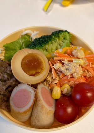 高校生女子お弁当　4/17-レシピのメイン写真