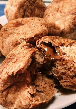 チョコ!チーズ!バター!入簡単パン♡-レシピのメイン写真