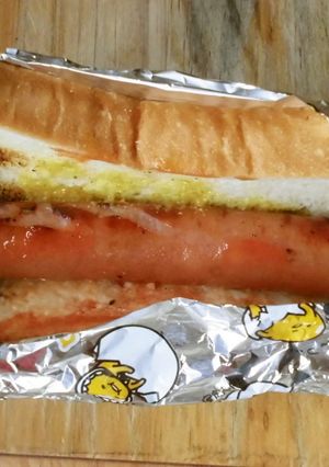 食パンでホットドッグ！-レシピのメイン写真