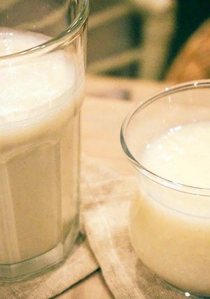 60℃ 甘酒＆甘酒バナナスムージー-レシピのメイン写真