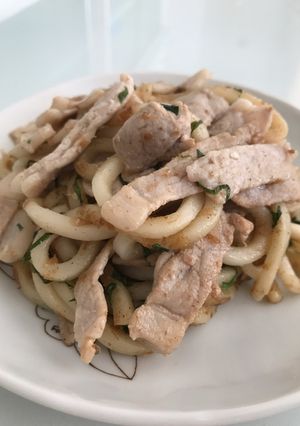 1人ランチに★大葉いり焼きうどん-レシピのメイン写真