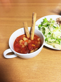 トマト缶で食べるスープ-レシピのメイン写真