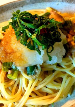 【フライパン１つで】さば缶の和風パスタ-レシピのメイン写真