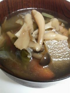 栄養たっぷり!きのこ汁♪-レシピのメイン写真