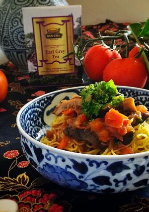 トマトとアールグレイの中華あえ麺-レシピのメイン写真