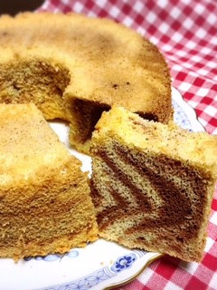 マーブル米粉シフォン~米油-レシピのメイン写真
