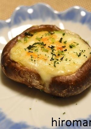 トースターで！旨味じゅわ～味噌チーズ椎茸-レシピのメイン写真