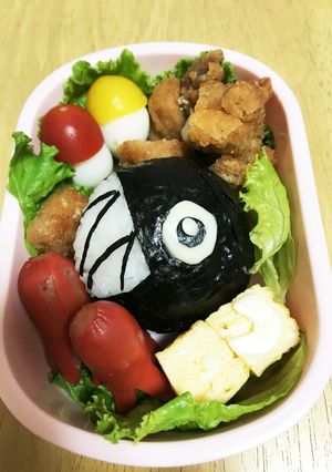 スーパーマリオ「ワンワン」キャラ弁-レシピのメイン写真
