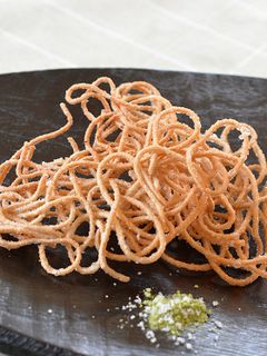 おのこり蕎麦をカラリと揚げてパリッパリ♪-レシピのメイン写真