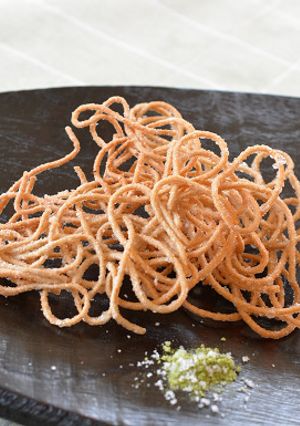 おのこり蕎麦をカラリと揚げてパリッパリ♪-レシピのメイン写真
