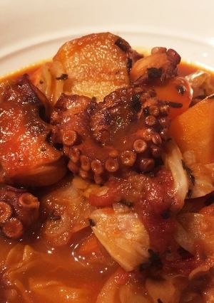 タコとたっぷり野菜のトマト×紅茶煮-レシピのメイン写真