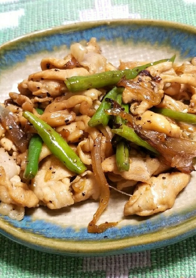豚もも肉とししとうの炒め物-レシピのメイン写真