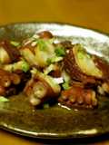 おつまみに♪タコのポン酢バター炒め