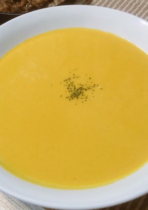 ミキサーで簡単！かぼちゃスープ-レシピのメイン写真