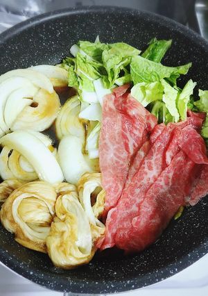 余りもんぽんっと入れるだけ✨すき焼き-レシピのメイン写真