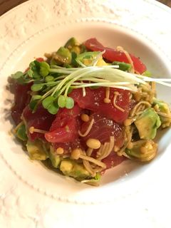 マグロ、アボカド、えのき茸の旨味和え-レシピのメイン写真
