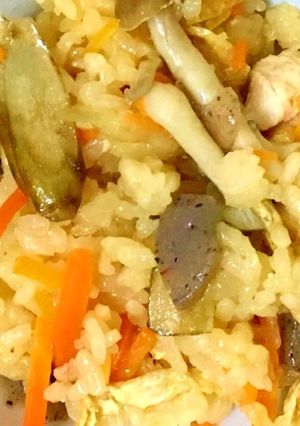 炊飯器の説明書に載っていた炊き込みご飯！-レシピのメイン写真