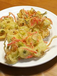 紅しょうがと長ネギのかき揚げ-レシピのメイン写真