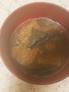 かぶと油あげ、わかめの味噌汁-レシピのメイン写真