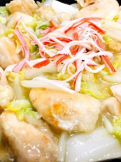 ウェイパーで簡単!鶏肉と白菜の中華煮!-レシピのメイン写真