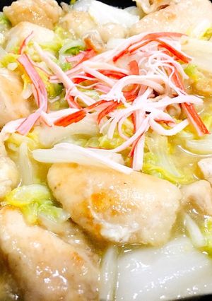 ウェイパーで簡単！鶏肉と白菜の中華煮！-レシピのメイン写真