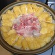 豚バラと油揚げのみぞれ鍋