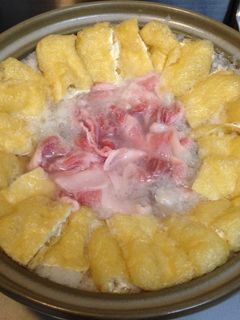 豚バラと油揚げのみぞれ鍋-レシピのメイン写真