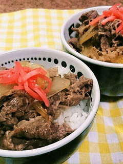 我が家の牛丼(^-^)v-レシピのメイン写真