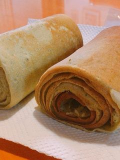 簡単*バームクーヘン!!抹茶.プレーン-レシピのメイン写真