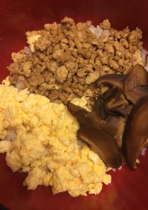 超簡単、そぼろ丼-レシピのメイン写真
