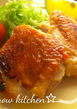 チキンのパリパリ揚げ☆かぼすバターソース-レシピのメイン写真