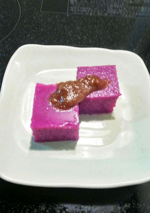 食用菊(かきのもと)の寒天寄せ-レシピのメイン写真
