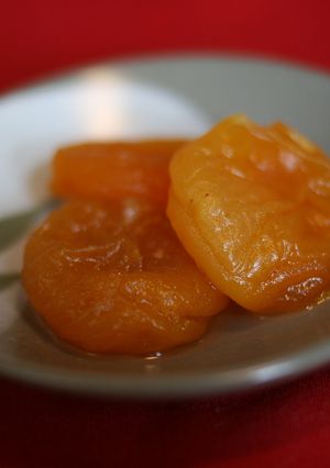 おせちメニュー　杏のシロップ煮-レシピのメイン写真