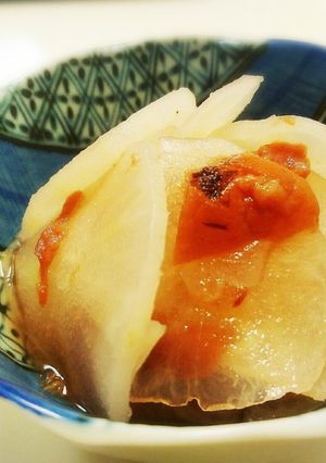 さっぱり美味しい副菜♪【ヤーコンの梅煮】-レシピのメイン写真
