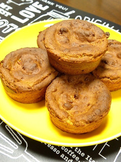 グルテンフリー!柿チーズカップケーキ-レシピのメイン写真