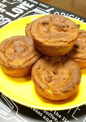 グルテンフリー！柿チーズカップケーキ-レシピのメイン写真