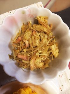 簡単 えのきとハムのマヨカレー炒め-レシピのメイン写真