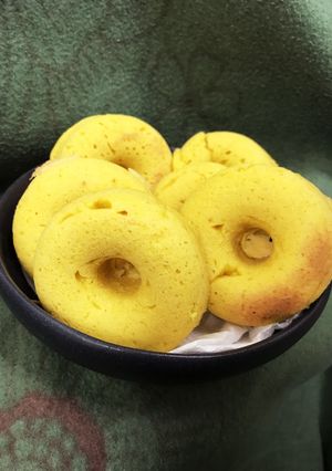 カボチャスープでリメイク★焼きドーナツ-レシピのメイン写真