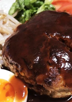ダイエット♡糖質オフ♡おから入ハンバーグ-レシピのメイン写真