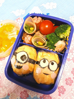 作ってみました!ミニオン弁当☆☆☆-レシピのメイン写真