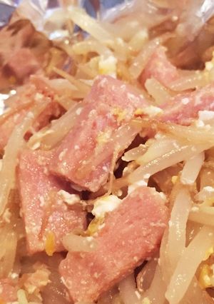 スパムともやしの卵炒め❁*+-レシピのメイン写真