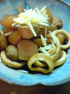 簡単。イカとサトイモの煮物-レシピのメイン写真