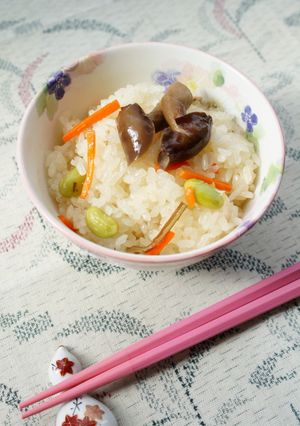 漬け物で、具だくさんおこわ-レシピのメイン写真