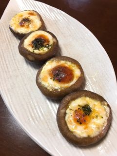 椎茸カレーマヨ焼き-レシピのメイン写真