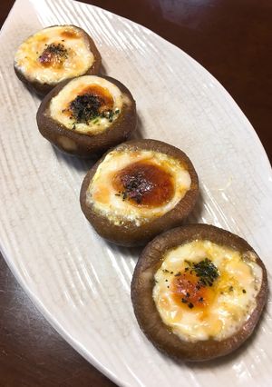 椎茸カレーマヨ焼き-レシピのメイン写真