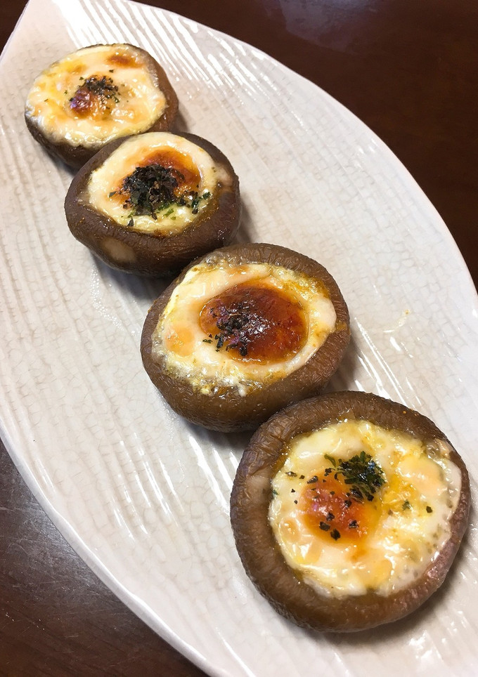 椎茸カレーマヨ焼き-レシピのメイン写真