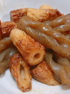 竹輪とこんにゃくの煮物-レシピのメイン写真