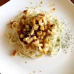 รูปของ 食べるラー油で簡単和えそうめん