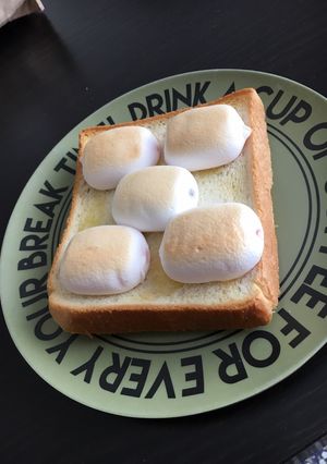 チョコマシュマロでトースト-レシピのメイン写真